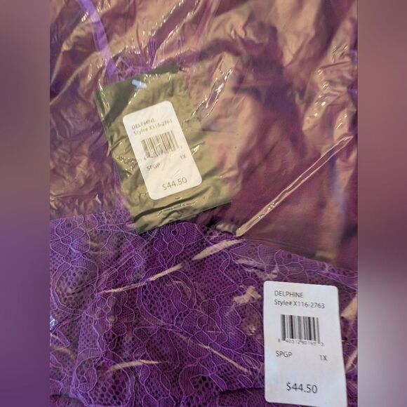 Delphine Satin And Lace Sleep Set - Picture 4 of 5